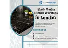 Black Marble Kitchen Worktops in London  | +44 020 83685555 | DialAWorkTop