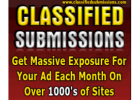 Let us Submit Your Classified Ad To 1000's Advertising Sites Now!..only $39.95 a month!